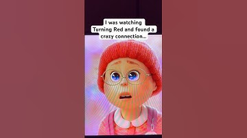 This connection is crazy 😱😱😱 #turningred #disney #pixar #shorts