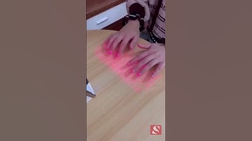 the amazing virtual keyboard that you must to see. #shorts