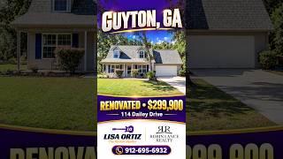 Renovated Guyton GA Home Under $300K! | 114 Dailey Drive Tour