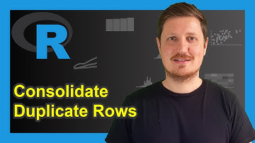 Sum Duplicate Rows (Example) | Consolidate & Merge Repeated Values | aggregate & group_by of dplyr