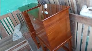 KOTAK INFAQ KAYU JATI FINISHING MELAMINE