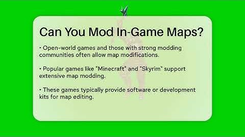 Can You Mod In-Game Maps? - Video Gamers Vault