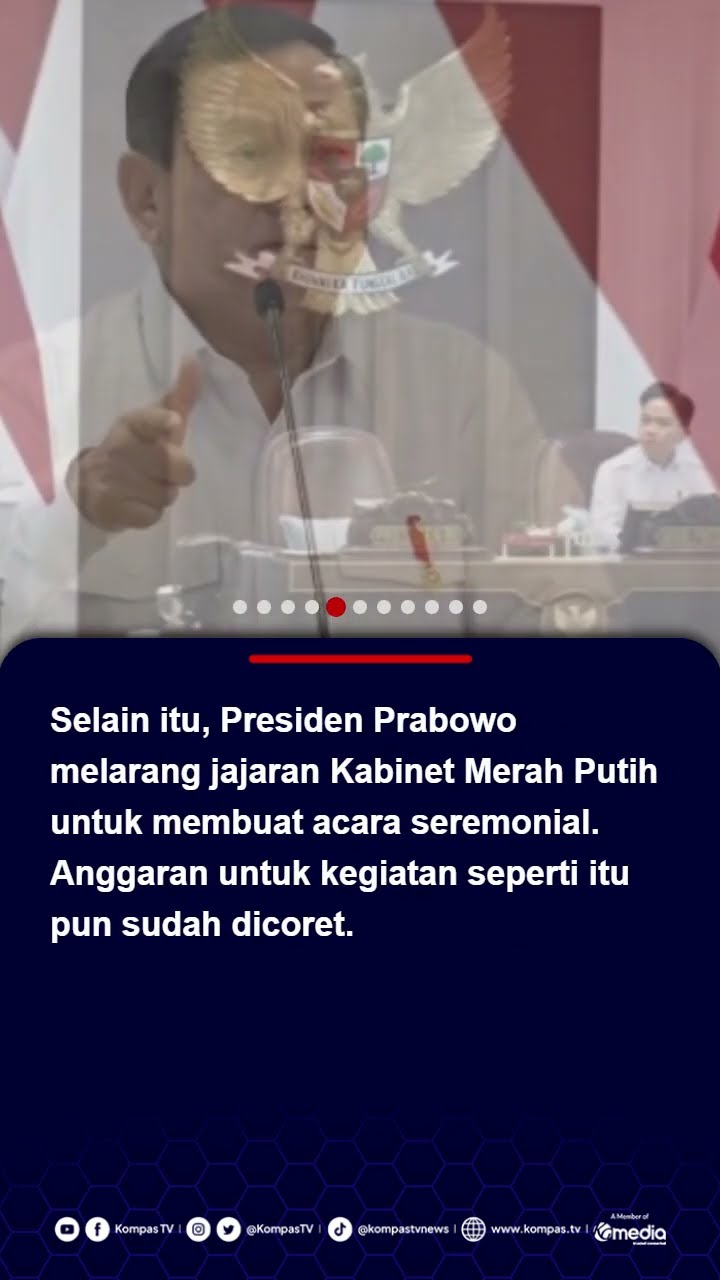 Presiden Prabowo Potong Anggaran Perjalanan Dinas sampai 50 Persen APBN Hemat Rp20 Triliun #prabowo