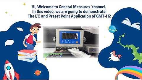 Weighing Indicator GMT-H2 I/O and Preset Point Setting
