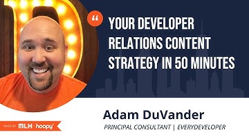 Your DevRel content strategy in 50 minutes