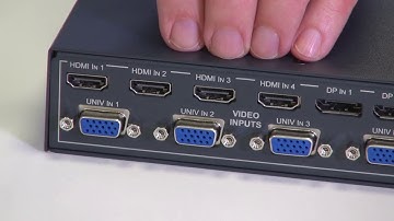 The NEW Kramer VP 733 12 input Switcher Scaler