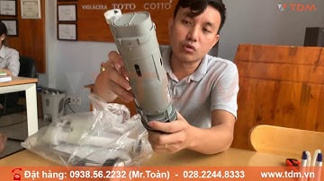 TDM.VN | Review bộ xả bồn cầu Caesar FP840A thay thế bàn cầu CD1340 , CD1346, CD1341, CD1331, CD1530