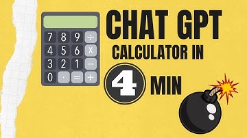 ChatGPT Build Calculator App in 4 Minutes #openai #chatgpt