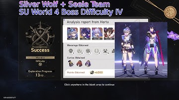 Honkai Star Rail Simulated Universe World 4 Difficulty 4 (Svarog Boss)