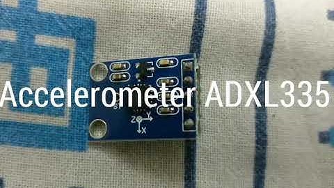 Gesture Controlled Bot using Arduino and Accelerometer ADXL335