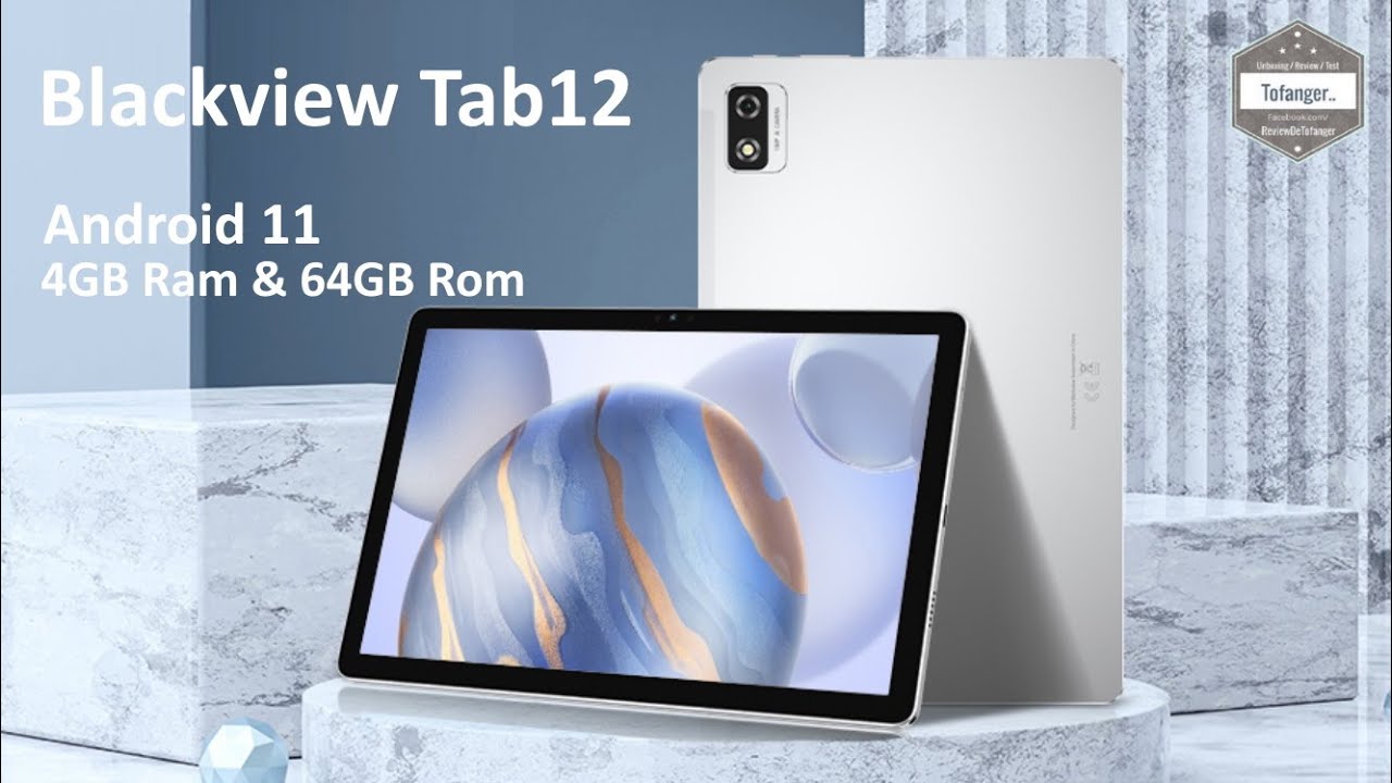 Blackview Tab 12  4G   Tablette tactile 10 pouces 1080P   4GB Ram  64GB Rom   Android 11   Unboxing