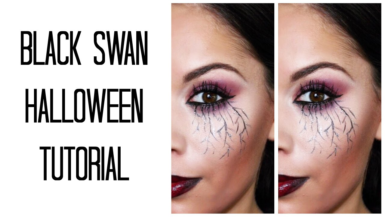 HALLOWEEN MAKEUP TUTORIAL BLACK SWAN Beautys Big Sister YouTube