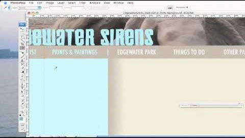 Slicing an Image Using Photoshop - Part 1 of 2