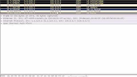 OSPF Hello Packet to DB packet