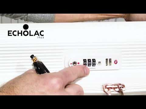 How to】 Unlock Echolac Suitcase Lock