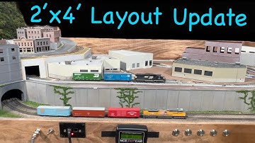 2’x4’ N Scale Layout Progress Update