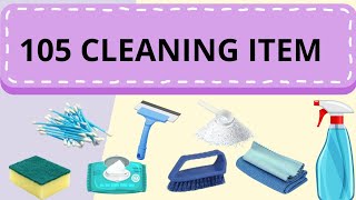 105 Cleaning Item Vocabulary | Cleaning Tools | Learning English