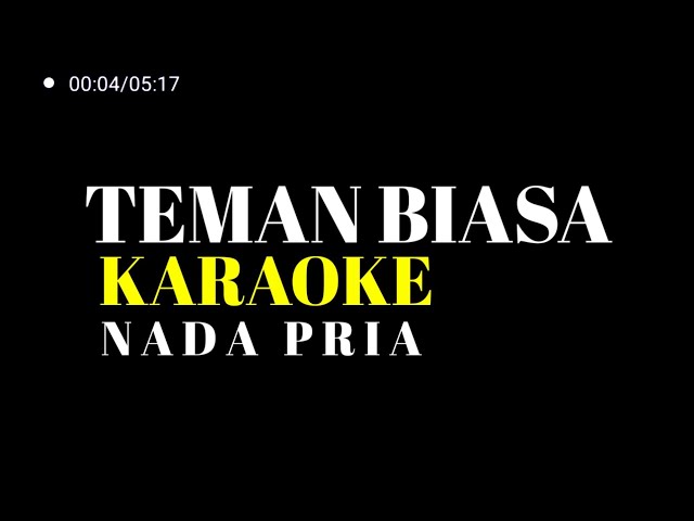 Rita Sugiarto - Teman Biasa Karaoke Nada Pria | cek sound orgen teman biasa rita sugiarto class=