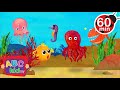 Under the sea finger family  animal stories  abc kid tv  nursery rhymes  kids songs