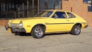 The Perfect Pinto ! 1976 Ford Runabout with a Factory V6 in Yellow  My Car Story with Lou Costabile