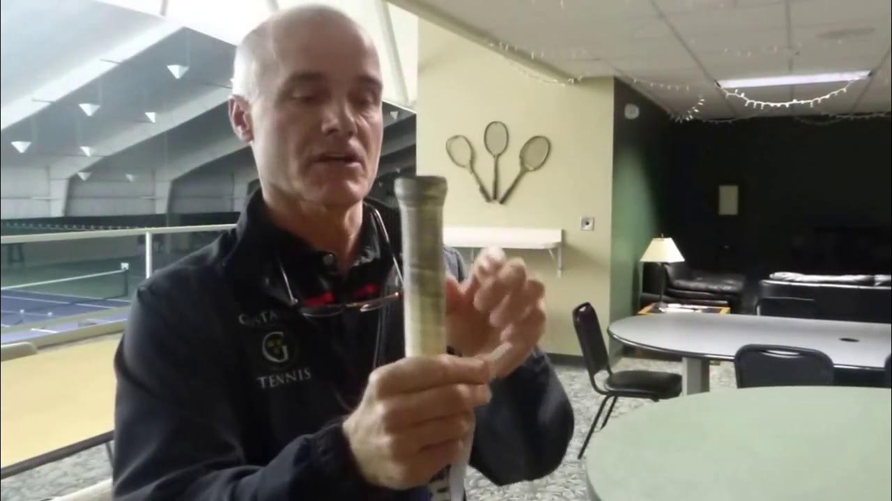 How to put a new overwrap on your tennis racquet. YouTube