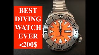 Seiko Orange Monster SRP309K1- The Best affordable diving watch - YouTube