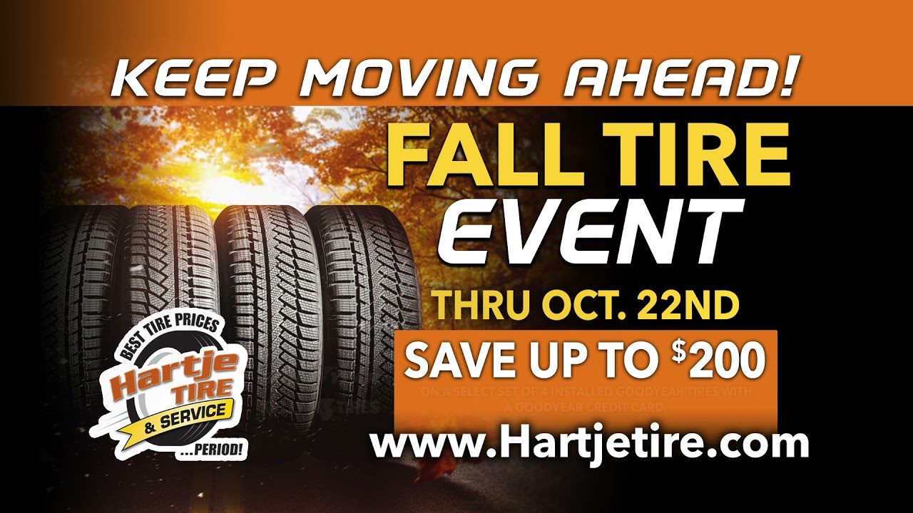 Hartje Tire & Service Center Tire Fall Tire Event October 2021 YouTube