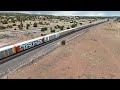 BNSF two trains meet Abo Canyon