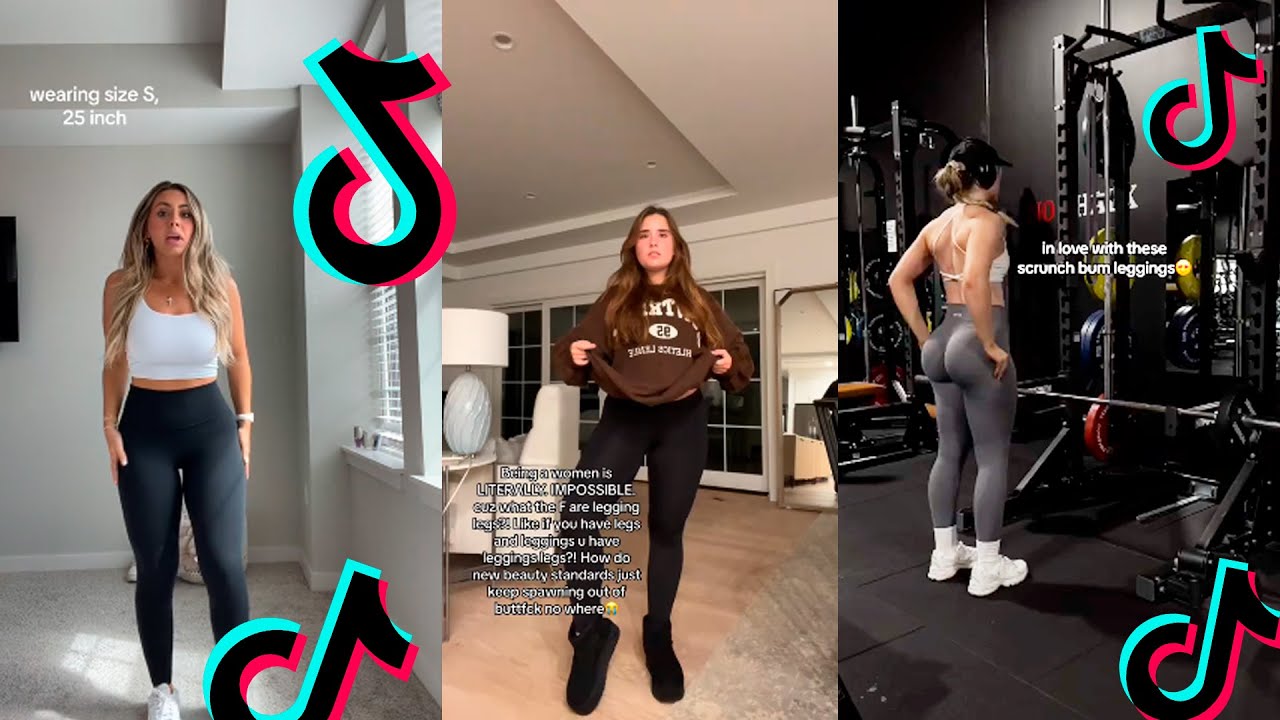 Leggins Legs Trend, TikTok compilation