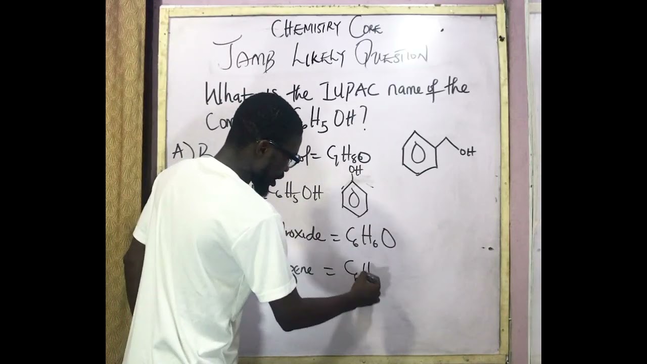 IUPAC NAME (ORGANIC CHEMISTRY) ¦¦ 2026 JAMB LIKELY QUESTION