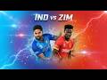 India vs Zimbabwe LIVE Score 🚨 Match Turning Point! #t20worldcup