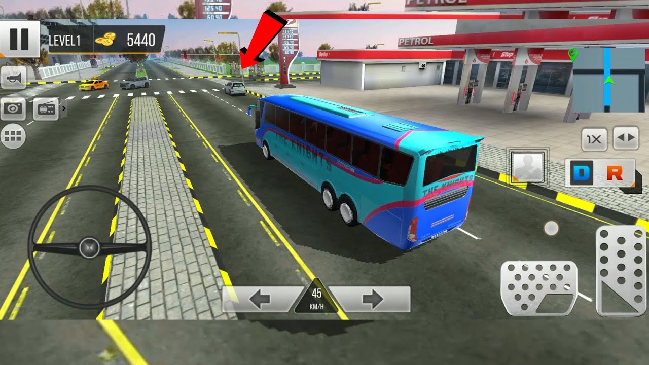 Modern Bus simulator | Bus Games video | Bus Driving parking