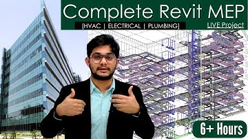 Revit MEP Complete Project in 6+ Hours | HVAC | Electrical | Plumbing | Revit 2023
