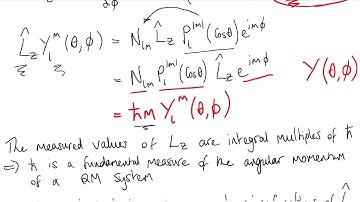 Lecture 27: Angular momentum quantization in spherical harmonics
