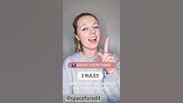 #shorts: 2 GAME CHANGING SKETCHUP TIPS