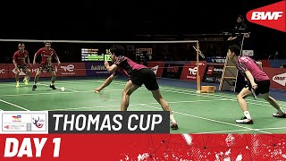 BWF Thomas Cup Finals 2022 | Korea vs. Thailand | Group A