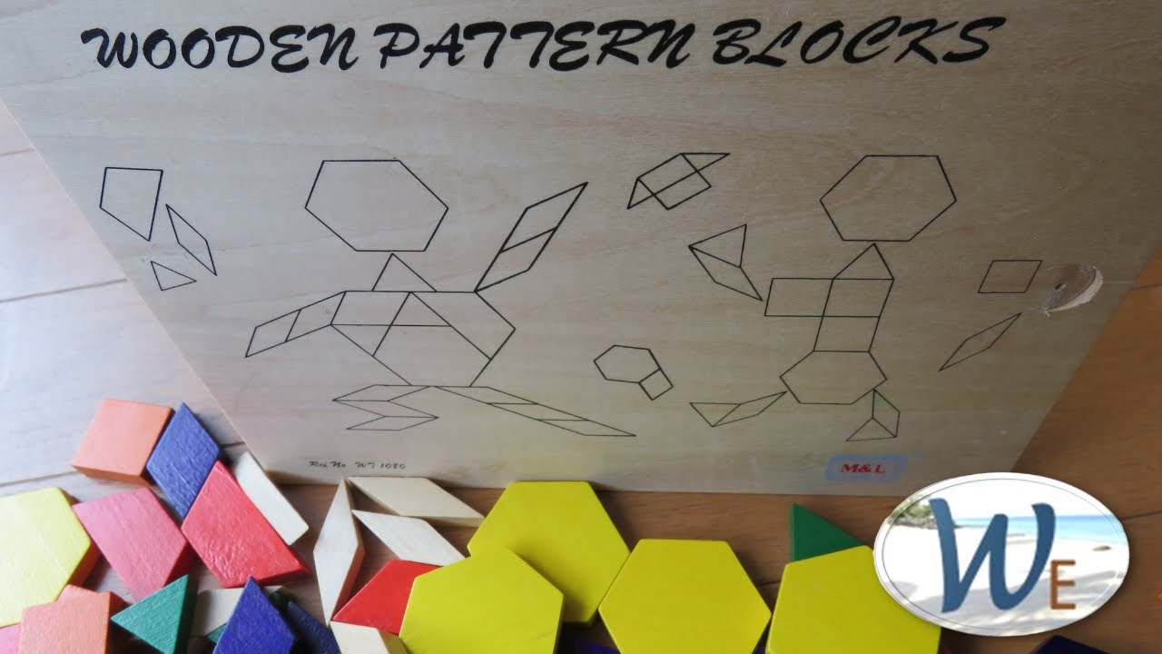 Making Art with Pattern Blocks 👁️ Time lapse creation | World English ...