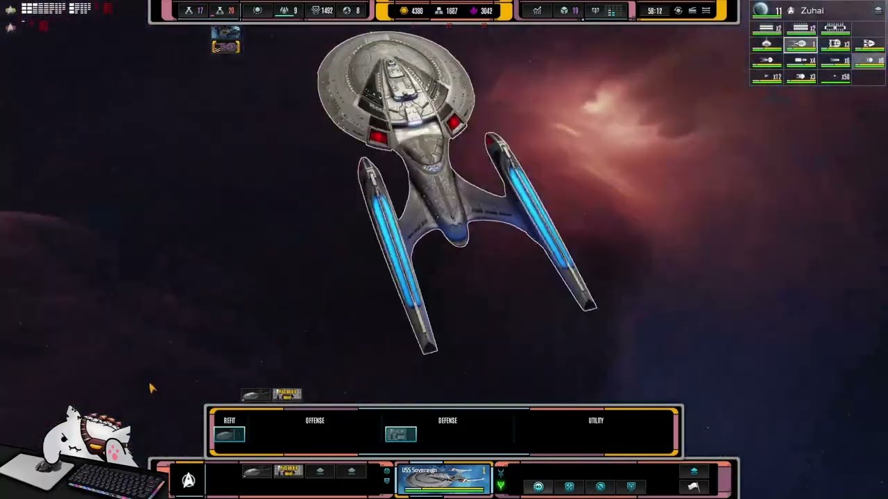 Star Trek Armada 4 - 1v1 vs Nightmare AI - v0.05 pre-alpha preview