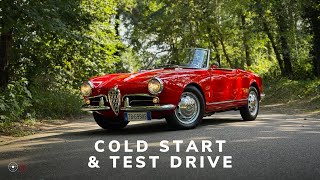 1057 Alfa Romeo Giulietta Spider | Cold Start & Test Drive