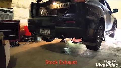 Evo X ETS V2 Regular Exhaust with Resonated Test Pipe