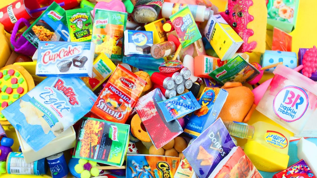 200 Comidas en Miniatura para tu Barbie