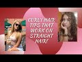 Curly Girl Method For Straight Hair?