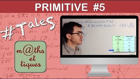 Calculer une primitive (5) - Terminale S