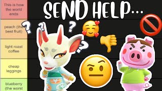 Ranking EVERY Peppy Villager.. YIKES | ACNH - YouTube