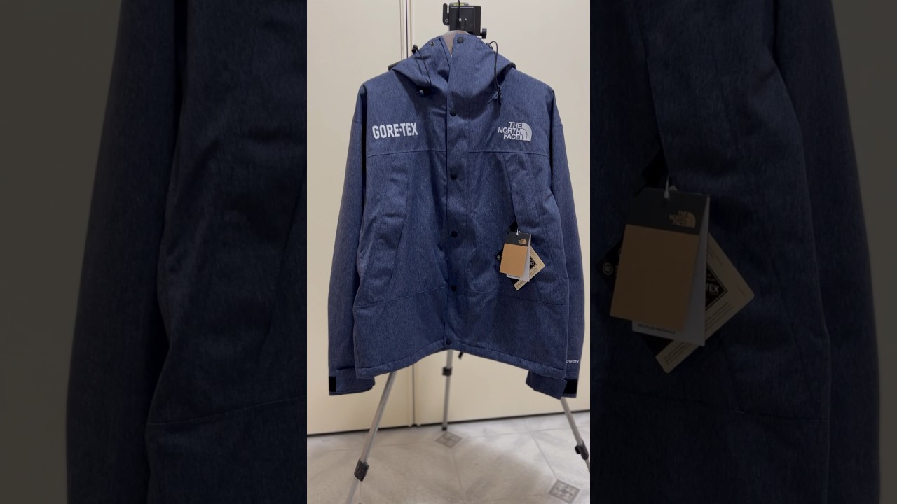 The North Face GTX Mountain Jacket Denim Blue/Black Preview | W.S.