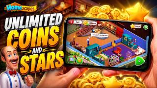 Homescapes Hack/Mod Apk - How To Get Unlimited Coins and Stars in Homescapes (iOS, Android) 2026 screenshot 1
