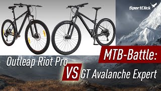 MTB Battle : Outleap Riot Pro 21 против GT Avalanche Expert 21 !
