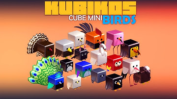 KUBIKOS - Aniamted Cube mini BIRDS for Unity3d asset store