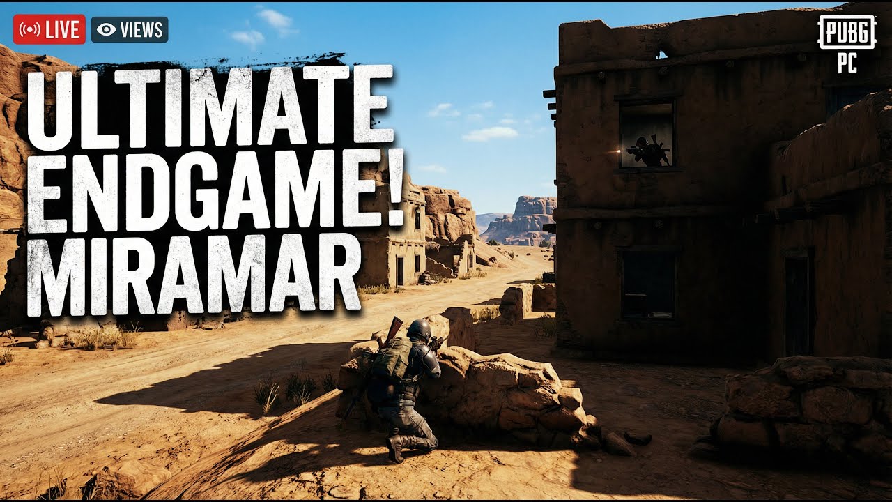 PUBG PC ❌ CAMPER WORLD ✅ | MIRAMAR ENDGAME RAGE 😡