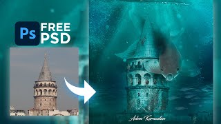 Photoshop Dersleri Manipülasyon Teknikleri, Püf Noktalar ( Galata kulesi )